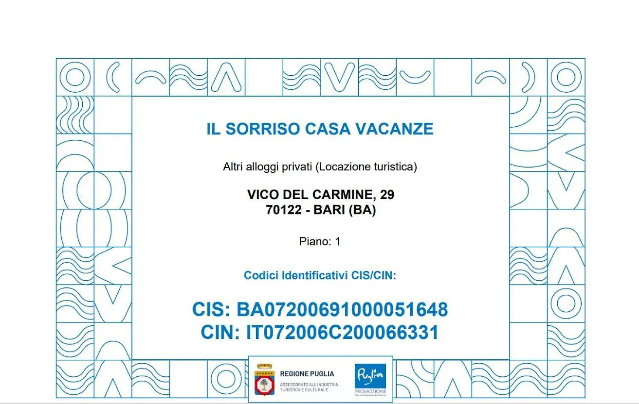 Il Sorriso Casa Vacanze Bari Apartament